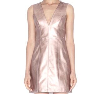 NEW Armani Exchance Metallic Rose Gold NEW Dress